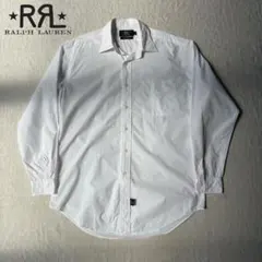RRL ダブルアールエル 三ツ星 ホワイト 白 長袖シャツ ラルフローレンのサムネイル