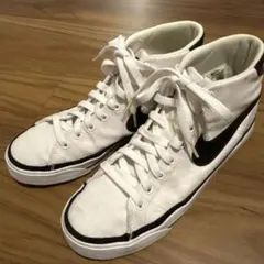 NIKE スニーカー ホワイト ブラック ハイカット