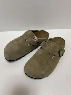 極美品 ビルケンシュトック ボストン 38 サボサンダルソフトフット ベージュ系 極美品 ビルケンシュトック ボストン 38 サボサンダルソフトフット