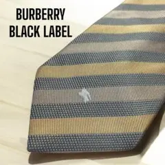高級シルク　BURBERRY BLACK LABEL シルクネクタイ