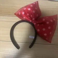 Disney 水玉リボンカチューシャ