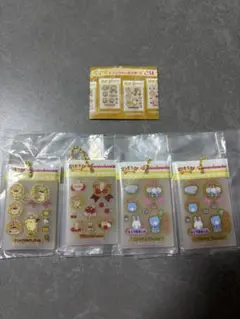 サンリオ ガチャガチャごほうびシール風チャーム 4点セット