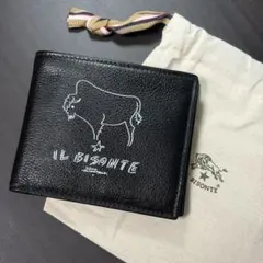 【新品未使用】イルビゾンテ 二つ折り財布 ブラック