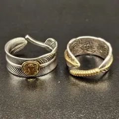 レア！【ディオール】シルバー フェザーデザイン ヴィンテージリング　9号 2025年最新】フェザーリングの人気アイテム - メルカリ