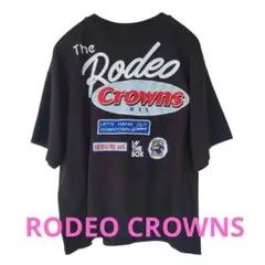 RODEO CROWNS バックロゴ Vネック Tシャツ ブラック FREEのサムネイル