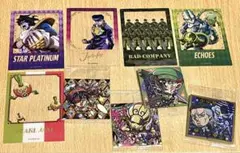 ジョジョの奇妙な冒険 クリアカード、シール等まとめ売り