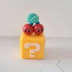チョコエッグ　スーパーマリオ　3Dワールド　ダブルチェリー＋ハテナブロック　レア