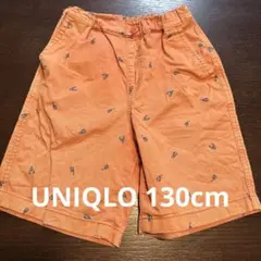 UNIQLOロブスター刺繍 オレンジ ハーフパンツ　ゆうゆうメルカリ便　送料無料