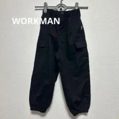 ワークマン　キッズ　Fieldcore カーゴパンツ 黒　ブラック ズボン
