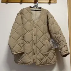 URBAN RESEARCH ベージュオーバーサイズキルティングジャケット