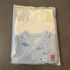 【新品】ユニクロ70　コットンメッシュインナーボディスーツ