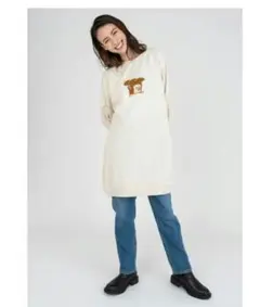 新品　graniph　パンどろぼう　スウェットワンピース