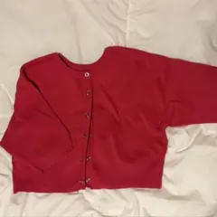 closet スナップボタン 半袖ニット ピンク