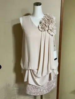 《未使用》　dorry doll パーティードレス　ベージュ　38