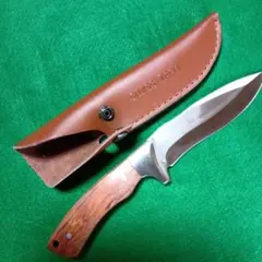 大型ハンティングナイフ 剣鉈 全長32.5cm 重厚ローズウッド 希少 