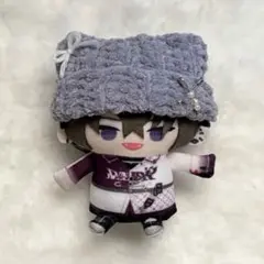 【パープル】にじぱぺっと ぬい服 10cm 猫耳帽子