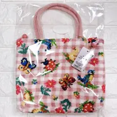 タグ付き✨【未開封】《WEB限定》フェイラー ハイジチェック 手付き巾着 ピンクのサムネイル