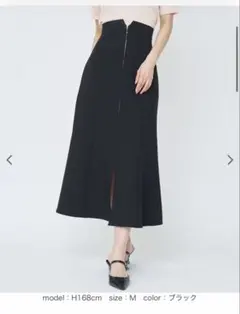 AND COUTURE フロントジップマーメイドスカート　ブラウンのサムネイル