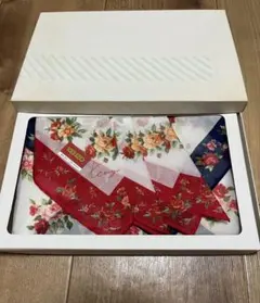 KENZO 花柄ハンカチ 2枚セット 綿100％ 未使用 箱付