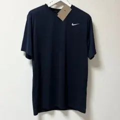 【新品】NIKE ナイキ 半袖Tシャツ L ランニング ネイビー
