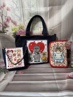 コヤンイサムチョン トートバッグ、お薬手帳ケース、ポーチセット