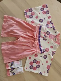 (まとめ売り可)着物 袴ロンパース
