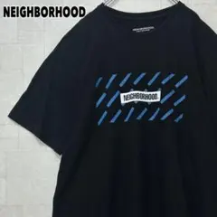 リバーシブル・肉厚生地】ネイバーフッド Tシャツ 炭黒×カーキ XL相当 