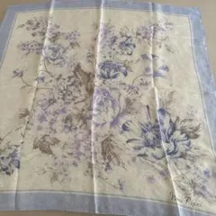 Nina Ricci 花柄スカーフ 絹100%