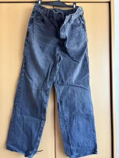 GU ダークグレー デニムパンツ XL