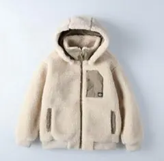 CAMP7 ボア　ジャケット　アイボリー　130 キャンプセブン