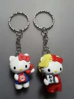 ハローキティ チョコエッグ和服スタイル ストラップ