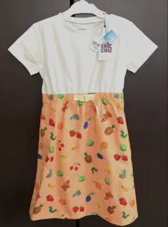タイムセール　グラニフ ERIC CARLE フルーツ柄 ワンピース 130