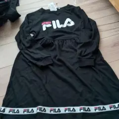 FILA 長袖ワンピース 黒