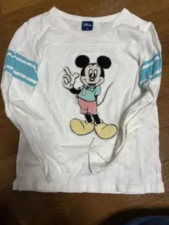 Disney ミッキーマウス 長袖カットソー 130cm