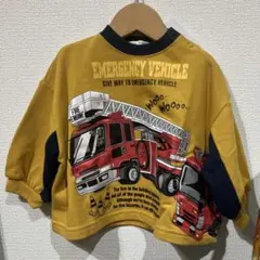 Sn't Kids（セントキッズ）　働く車裏毛トレーナー　90cm 新品未使用