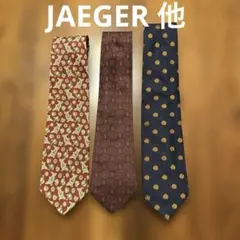 ペイズリー柄　他　ネクタイ　3本