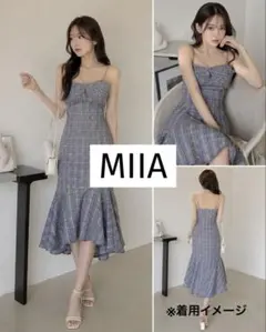 MIIA キャミワンピース マーメイドシルエット ブルベ夏　骨格ウェーブのサムネイル