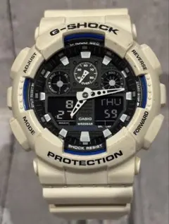 【人気モデル★完動★極美品】 GA-100Bホワイト デジアナ 人気モデル☆完動☆極美品】 GA-100Bホワイト デジアナ - メルカリ