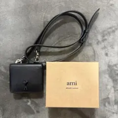AMI Paris 二つ折り財布 ブラック ハート ジップウォレット 激レア