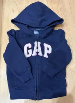 GAP ベビー　フルジップ パーカー 18-24ヶ月 ネイビー　サイズ90