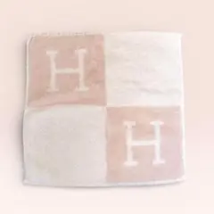 HERMES エルメス ハンドタオル ハンカチ Hロゴ