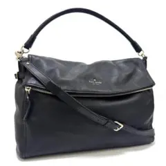 ケイトスペード コブルヒル ハンドバッグ ショルダーバッグ ブラック レザー