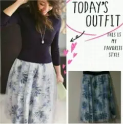 タグなし新品！JUSGLITTYボタニカルスカート