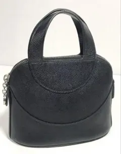 希少　ブルガリBVLGARI レザー　ハンドバッグ 黒 ミニバッグ　外側新品同様のサムネイル