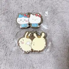 ちいかわ×サンリオキャラクターズ なかよしラバーマスコット 2種