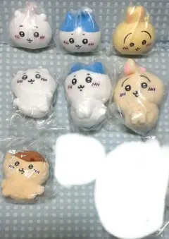 ちいかわ ガチャ お座りぬいぐるみ BIG4 おかおスクイーズ まとめ売り◇のサムネイル