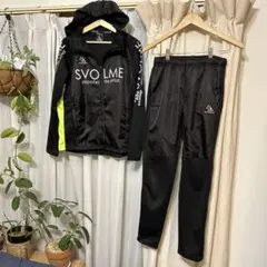 SVOLME ジャージ 上下　セットアップ　Sブラック/イエロー