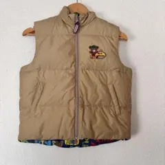 ミキハウス　リバーシブルダウンベスト　ダウンジャケット　アウター