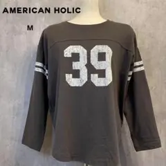 AMERICAN HOLIC ラインラガーカットプルオーバー *美品*