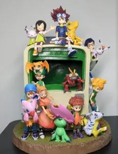 期間限定早い者勝ち デジモンアドベンチャー ジオラマ フィギュア 選ば
